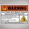Avery Arc Flash/Shock Warning Labels, Waterproof, UV Resistant, Preprinted, 3.5" x 5", 8 Warning Decal Labels
